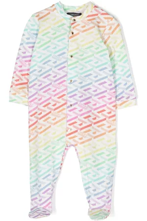 VERSACE Greca-pattern long-sleeved pajama