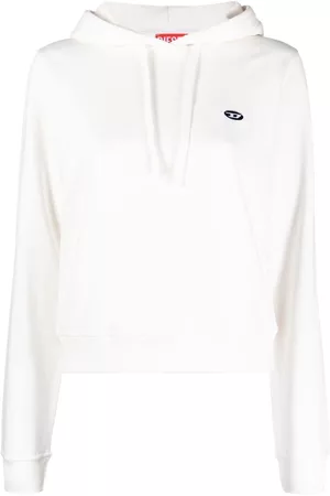 Diesel Logo-patch drawstring hoodie