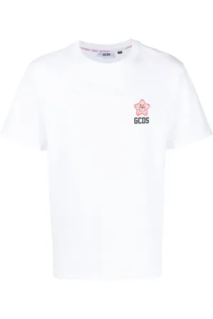 GCDS Star-patch logo-print T-shirt