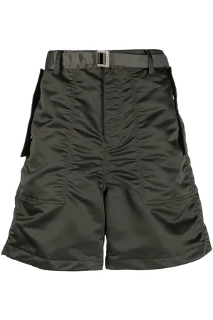 SACAI Buckle-fastened tailored shorts