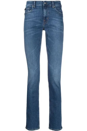 7 for all Mankind Men Slim - Low-rise slim jeans