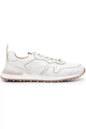 Buttero Lace-up calf-leather trainers