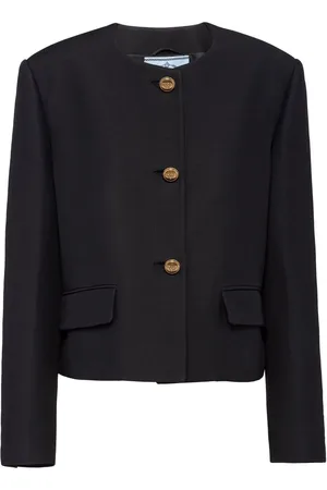Prada Single-breasted tricotine jacket