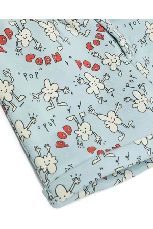 Stella McCartney Popcorn-print cotton shorts