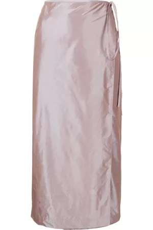 REJINA PYO Adela iridescent wrap skirt