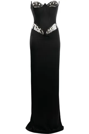 Cristina Savulescu Venus crystal-embellished corset gown