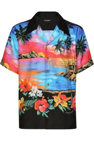 Dolce & Gabbana Graphic-print short-sleeve shirt