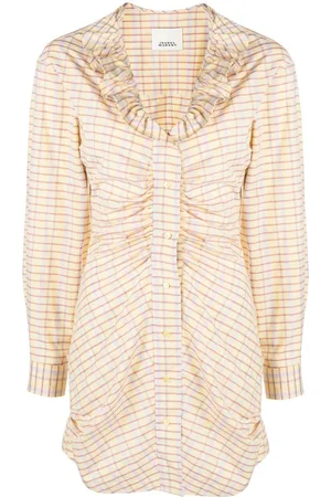 Isabel Marant Ruffled collar shirt dress