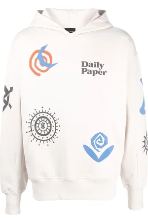 Daily paper Men Sweatshirts - Graphic-print cotton hoodie