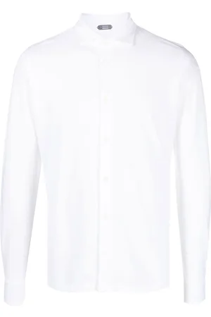 ZANONE Button-down fastening shirt