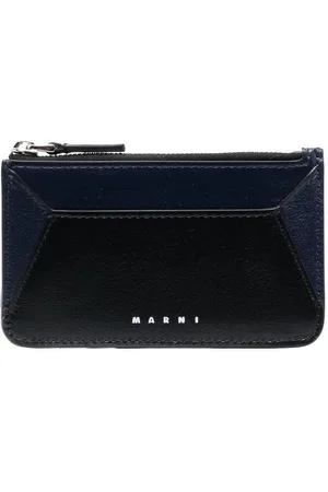 Marni Logo-print leather card holder