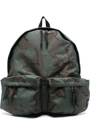 Eastpak Men Rucksacks - Slogan-print camouflage backpack