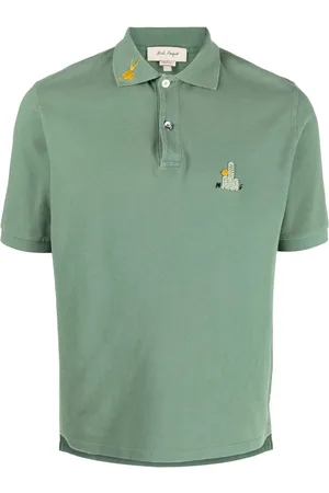 NICK FOUQUET Motif-embroidered polo shirt