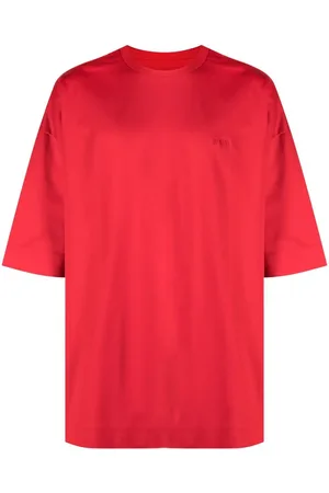 JUUN.J Graphic-print logo-embroidered T-shirt