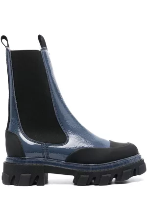Ganni Elasticated side-panel boots