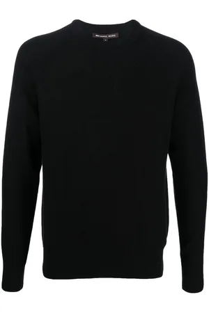 Michael Kors Men Jumpers - Bird's eye crew-neck jumper