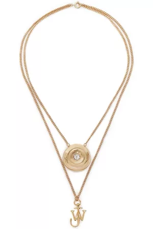 J.W.Anderson Logo-detail layered necklace