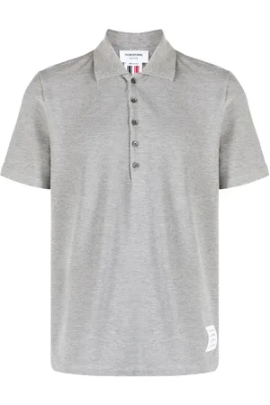 Thom Browne Short-sleeve cotton polo shirt