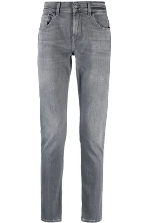 7 for all Mankind Low-rise slim-cut jeans