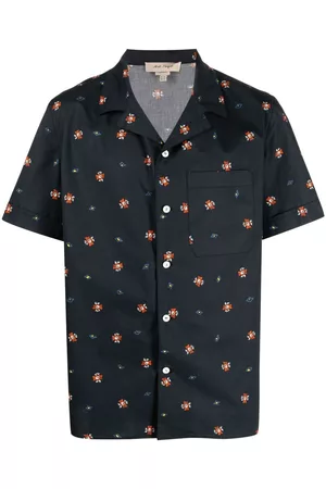 NICK FOUQUET Graphic print cotton shirt