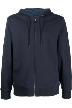 Michael Kors Monogram-print Zip-up Hoodie - Brown