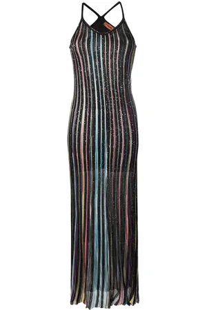 Missoni Sequin-embellished pleated midi dress