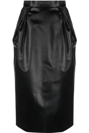 Maison Margiela Cintzen satin midi skirt