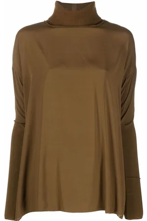 KRISTENSEN DU NORD Draped silk jumper