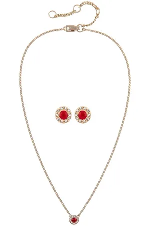 Givenchy 2000s earrings and necklace set