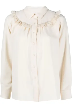See by Chloé Ruffle-trim detail blouse