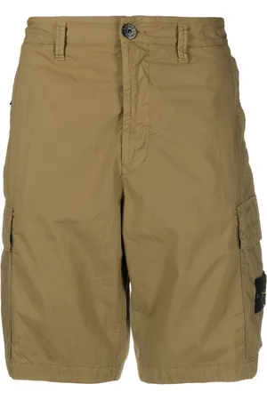 Stone Island Side logo-patch bermuda shorts