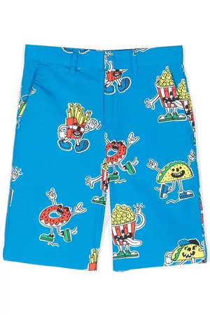 Stella McCartney Graphic-print chino shorts