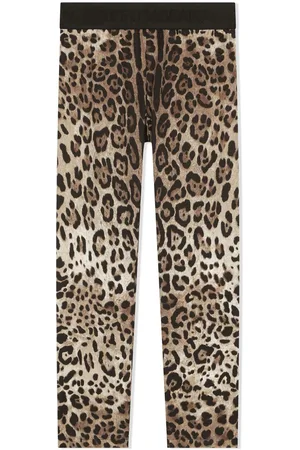 Dolce & Gabbana Interlock leopard-print leggings