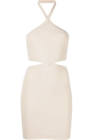 Alexander Wang Halterneck cut-out Mini Dress - Farfetch