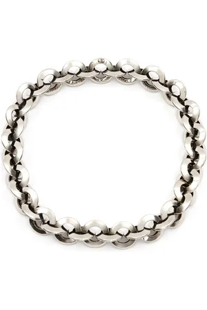 Alexander McQueen Eyelet chain choker necklace