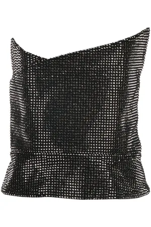 Roland Mouret Crystal-embellished asymmetric top