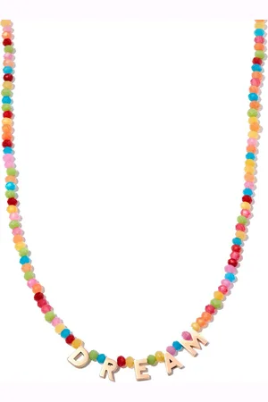 Roxanne First 14kt yellow gold Dream jade necklace