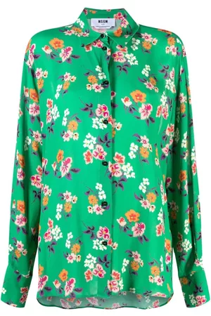 Msgm Floral-print shirt