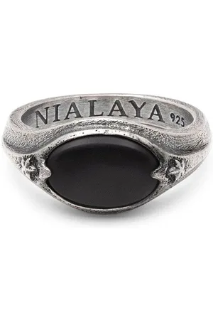 Nialaya Men Rings - Oval Signet ring
