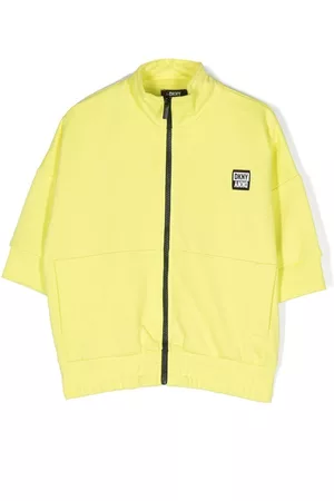 DKNY Logo patch short-sleeve jacket