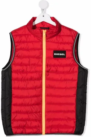 Diesel Logo-patch padded gilet