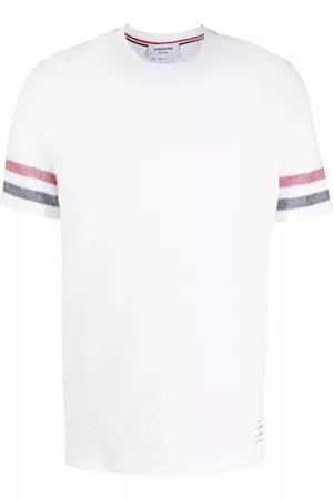 Thom Browne Tri-colour striped knit T-shirt
