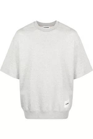 Jil Sander Short-sleeve cotton sweatshirt