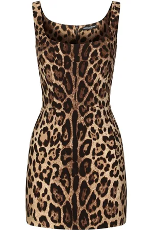 Dolce & Gabbana Leopard-print sleeveless minidress