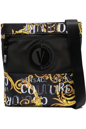 VERSACE Baroque pattern-print shoulder bag