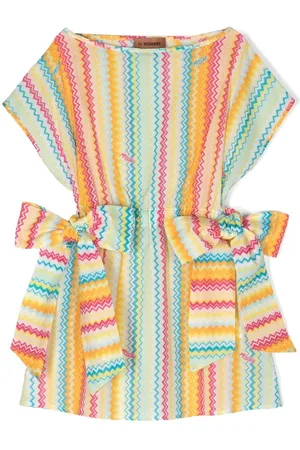 Missoni Zig zag-print cotton mini dress