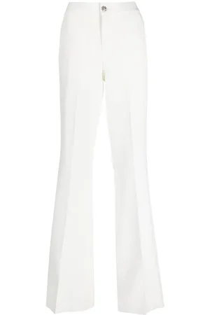 Philipp Plein Mid-rise flared trousers