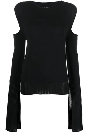 Rick Owens Cut-out cotton jumper