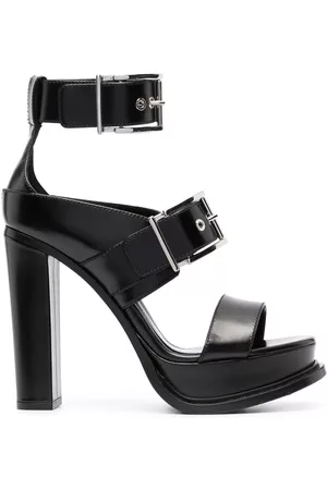 Alexander McQueen 125mm heeled leather sandals