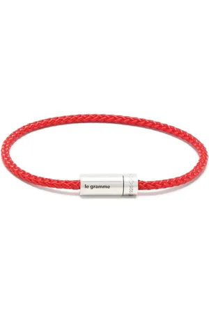 Le Gramme Engraved-logo Nato bracelet